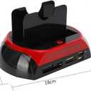 Tosuny 2.5"/3.5" HDD All in 1 HDD Hard Drive Docking Station, 2.5" / 3.5" SATA IDE HDD Docking Station, Support All 2.5/3.5" SATA & IDE Hard Disk, Compatible with USB 1.1, USB 2.0 SATA l