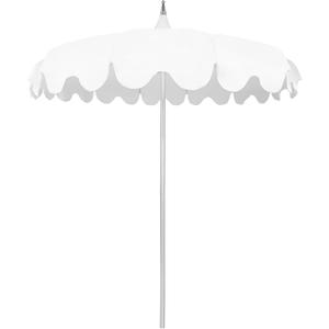 7Ft Patio Pagoda Umbrella, UV Protect Pool Umbrellas with Heavy Duty Pole, Outdoor Umbrellas for Patio, Curved-shaped Umbrella Ribs, Carry Bag