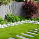 No-Dig Garden Edging Border 13FT Landscape Edging 9.3 Inch Tall for Flower Bed Fence, 14pcs Garden Lawn Edging with Stakes