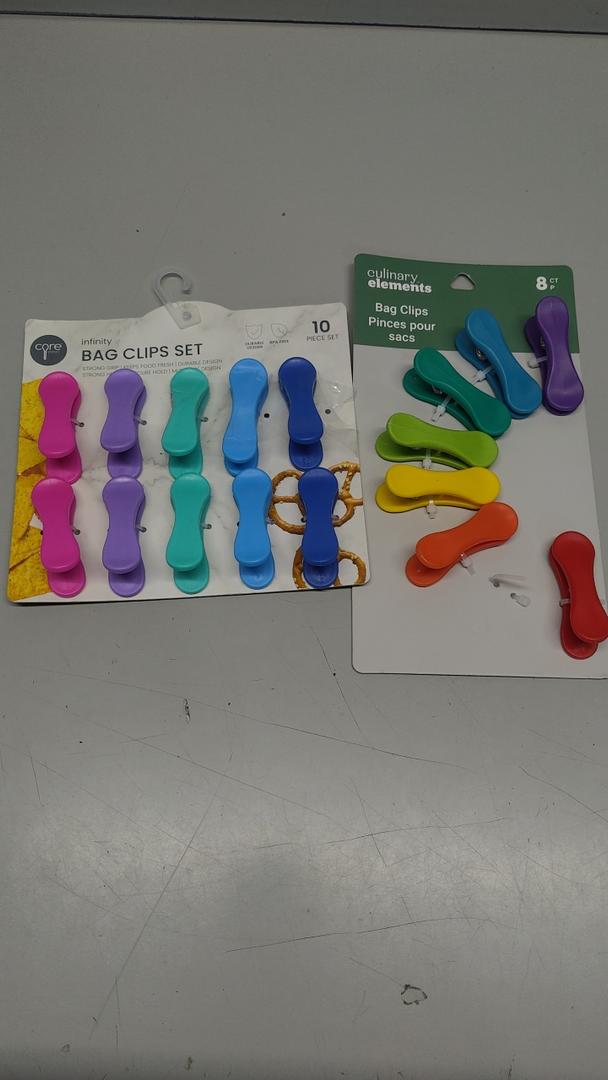 Infinity Bag Clips Set  17 pcs.