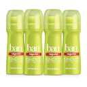Ban Invisible Roll-on Antiperspirant Deodorant for Women and Men, 24-hour Underarm Odor & Sweat Protection, Regular Scent, 3.5 Oz, Pack of 4