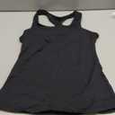 RUNNING GIRL Workout Tank Tops for Women Built in Shelf Bras Padded,Sleeveless Gym Tops Athletic Yoga Shirts (Small)