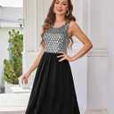 GRACE KARIN 2025 Mother of The Bride Dresses Wedding Guest Party Dress Two Piece Dress (Black, XXL)