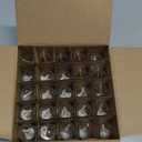 25PACK LED Night Light Bulbs, C7 Candelabra LED Light Bulbs, E12 Chandelier Base, 0.6W Equivalent to 7W, Warm White 2200K, 50LM, Shatterproof & Waterproof Clear Plastic