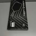 Carbon Fiber Pickleball Paddle, Carbon Fiber Surface (CFS) Pickle Ball Paddles with 16mm Honeycomb Core, Lightweight, Shock-Absorbing Paddle with Anti-Slip Grip, Ideal for Novice & Pro Players