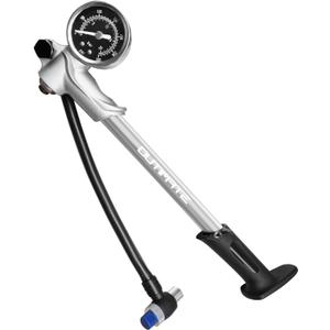 Bike Shock Pump, High Pressure 300 PSI Max Shock Pump for Mountain Bike, Bike Suspension Pump for Fork, Rear Shock with Gauge, Schrader Valve