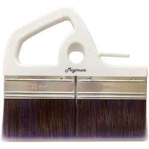 Large Paint Brush, 8 Inch, Wide Stain Brush for Floors, Doors, Wallpaper Paste and Decks, Soft Synthetic Filament with Ergonomic Handle White