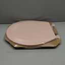 Bemis 500EC 063 Toilet Seat with Easy Clean & Change Hinges, 1 Pack Round, Venetian Pink