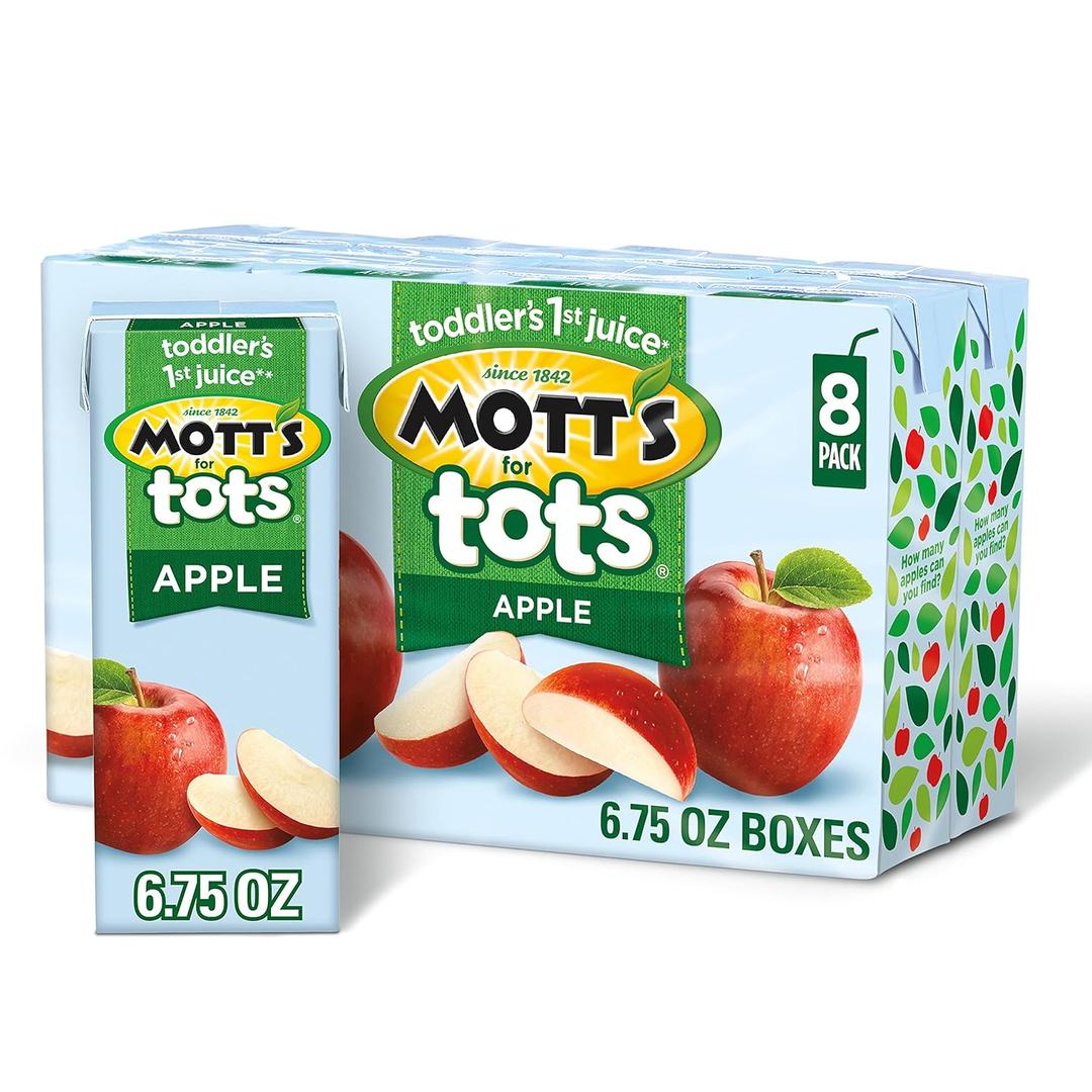 Mott's for Tots Apple, 6.75 fl oz boxes, 8 pack BB: 08 May 2028