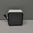 Amazon Basics Portable Mini Ceramic Space Heater, for Office Desk and Indoor Use, 500 W, With Tip-Over Protection, Lightweight (1.4 LBS), White, 5.9 x 3.2 x 6 inches