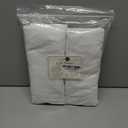 American Baby Company 2 Pack 100% Natural Cotton Fitted Crib Sheets 52" x 28" - Soft, Breathable, Hypoallergenic & Gentle Toddler Bed Sheets, White, Neutral for Boys & Girls