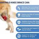 Dog Knee Brace for Hind & Rear Legs Canine Leg Support for ACL, CCL, and Cruciate Ligament Injuries, Arthritis, and Post-Surgery Recovery Adjustable, Durable, Black, Size XXL