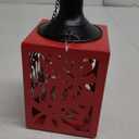 Everyday Living Metal Oil Torch Leaf - Red