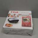 T-fal Compact Sandwich Maker, Stainless Steel, Easy to Clean, Indicator Lights, Cool Touch Handle, Grilled Cheese, Panini, 625 Watts, Black