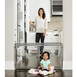 Regalo Easy Fit Plastic Adjustable Extra Wide Baby Gate, 1 Count (Pack of 1)