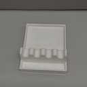 LE TAUCI Ceramic Spoon Rest for Stove Top, Spoon and Lid Rest for Kitchen Counter, Spoon Holder with Drip Pad for Multiple Utensils, HeatResistant, Housewarming Present  6.2 inch, Set of 1, White