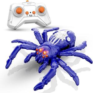 2026 Newly Wall Crawler Gecko, Rechargeable Remote Control Robot Kids Toys, Children's Remote-Controlled Gecko Crawling toyWall Climbing Toy for Kids 4+ Years (Purple)