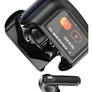 Wireless Earbuds, 48H Bass Stereo Headphones with ANC/ENC
