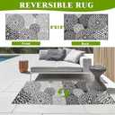 YONILE Outdoor Rug 8x10 ft Waterproof, Reversible Outdoor Plastic Straw Rug for Patios Clearance, Outdoor Area Rug Carpet RV Mat for Camping Backyard Deck Porch