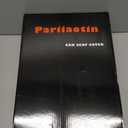 Pariiaotin Premium Leather Car Seat Covers Full Seats, Waterproof Front Seat Covers and Split Rear Bench Seat Covers for Cars,Universal Automotive Interior Covers for Sedan SUV Truck Van Pick-up,Gray