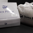 Down Pillow Cloud Natural Canadian Down Pillow, White Luxury Sleeping Pillow - 625 Fill Power, 500 Thread Count Cotton Shell, Made in Canada, Standard - Medium, 1 Pack