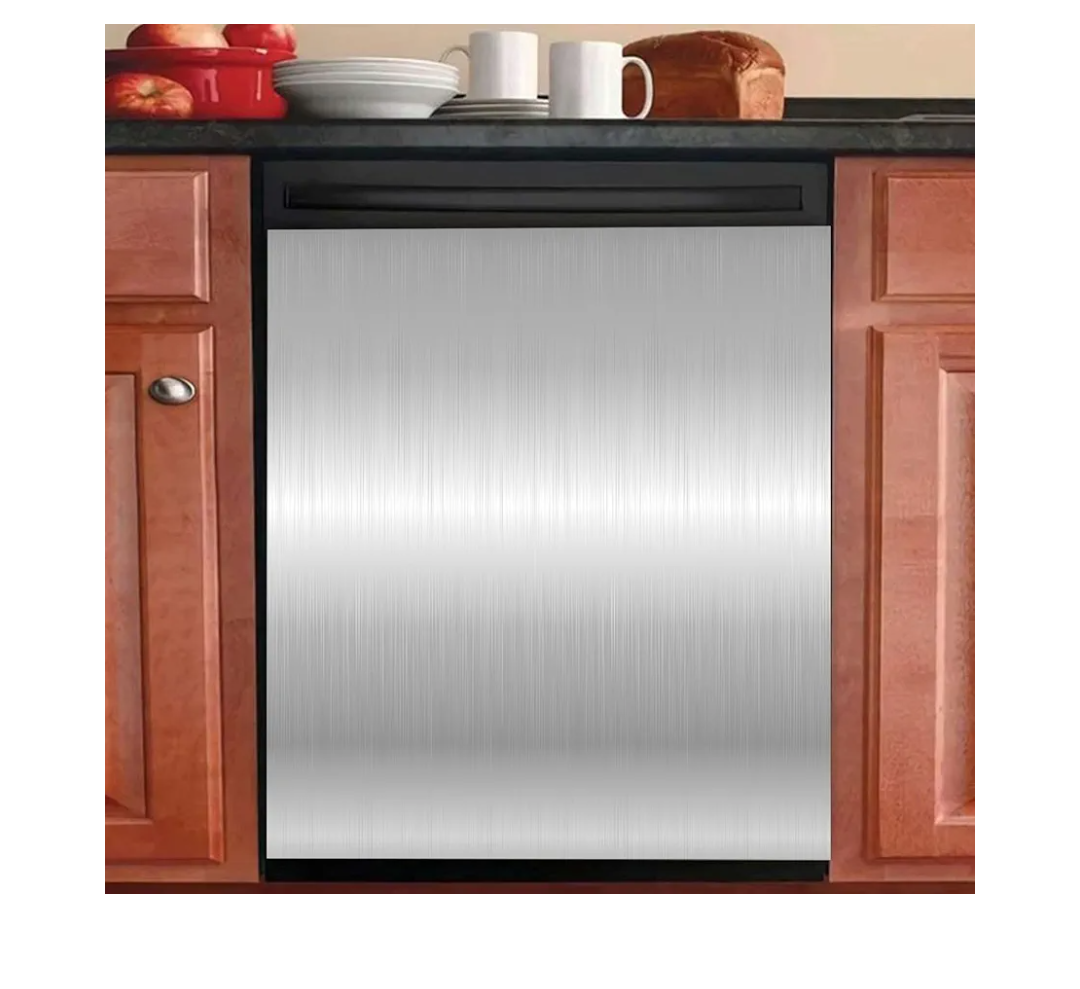 Brand: MXBTSYA
Stainless Steel Magnetic Dishwasher Cover,23” x 26” Brushed Silver Magnetic Dishwasher Door Cover, Refrigerator Magnet Cover, Dishwasher Covers Decorative