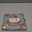 Texco 58" Wide Printed 100% Polyester Wool Dobby Hi Multi Chiffon Fabric by The Yard - No Stretch, 120 GSM, Lightweight, Soft & Breezy for Apparel, Accessories & DIY, Slate Blue Dusty Peach