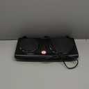 Elite Gourmet EDB-302BF# Countertop Double Cast Iron Burner, 1500 Watts Electric Hot Plate, Temperature Controls, Power Indicator Lights, Easy to Clean, Black