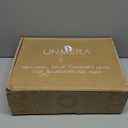 UNMERA Acupressure Mat and Pillow Set,Natural Eco Linen & Coconut Fiber Filling,for Back/Neck Pain Relief, Sciatic, Headache and Muscle Relaxation, Comes with Carrying Bag (Xl-3- Piece Set- Linen Grey)