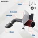 Cold Air Intake Kit for 2003-2007 Dodge Ram 2500 3500 5.9L L6 | Fits for 5.9L L6 Cummins Diesel, Boost Airflow, Improve Engine Power For Dodge Ram Heavy Duty Trucks