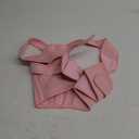 Fit Geno Posture Corrector for Women: Adjustable Lightweight Upper Back Brace for Neck Shoulder & Upper Back Pain Relief - Improve Posture Correct Hunchback Slouching Kyphosis Invisible Under Clothes (XS/S Under Bust 26"-37") (Pink)