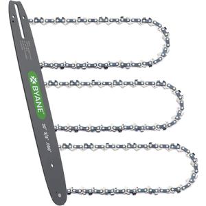 20 Inch Chainsaw Bar and Chain Combo for Husqvarna, 3/8" Pitch, 050" Gauge, 72 Drive Links Fits Husqvarna 455, 455 Rancher 460 Rancher 570, Poulan PP5020AV PR5020 and More(3 chains + 1 bar)