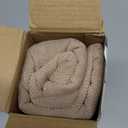 MIULEE Pack of 2 Khaki Decorative Pillow Covers 22x22 Inch Soft Chenille Luxurious Couch Throw Pillows Farmhouse Cushion Covers Euro Shams with Elegant Design for Sofa Bedroom Living Room Home Decor