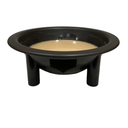 Kavafied Tanoa - Traditional Kava Bowl, 1.5 Gallons, Food Safe PP, 15"x15"x5.5" (Midnight Black Tapa)