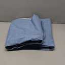 MIULEE Linen Texture Curtains for Bedroom Solid 100% Blackout Thermal Insulated Dusty Blue Curtains Grommet Room Darkening Drapes Luxury Decor for Living Room Nursery 52x84 Inch (2 Panels)