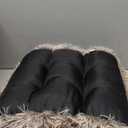  Dog & Cat Bed for Indoor Cats, 20in Calming Donut Bed (Camel)