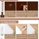Wood Repair Kit - Scratch Repair Set of 21 - Wood Filler and Furniture Markers for Touching Up Hardwood Scratches, Holes, Cracks, Stains, Laminate Floor, Cabinets, and Tables