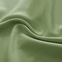 DONREN Sage Green Window Valances for Kitchen -Blackout Valances for Window with Rod Pocket (42 by 18 Inch,2 Panels)