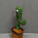 2023 Dancing Cactus Toy Bluetooth [Play Your Songs] Record Repeating What You Say, Rechargeable Singing Talking Cactus Toy Gifts for Baby Boys and Girls