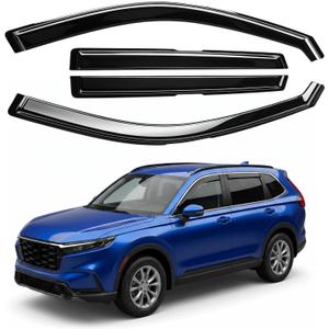 in-Channel Rain Guards Fit for Honda CR-V 2023-2026, 4 PCS