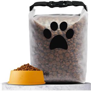(re)zip Roll Top Pet Food Storage Bag (14-Cup) | BPA-Free, Food Grade, Pet Safe | Keeps Kibble Fresh for Camping, Dog Boarding, Weekend Getaways | Machine Washable