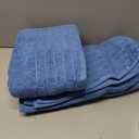 Tens Towels Pack of 2 Extra Large Bath Sheets 35 x 70 Inches, 100% Cotton, Larger & Lighter Weight, Quicker to Dry, Super Soft & Absorbent, Oversized Bath Towels, Blue