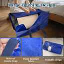 Moving Bags, Moving Bags Heavy Duty, Packing Bags for Moving, Extra Large Moving Bag with Zippers & Comfortable Handles, Packing Boxes for Moving, Clothes Storage Bags (Blue, 2 Pack)