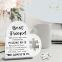 Best Friend Birthday Gifts for Women, Soul Sister Gifts for Women Best Friends, Soul Sister Plaque, Friendship Bff Bestie Gifts Decorative Signs GDW12