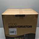 Cercker Food-Dehydrator Machine 8 Stainless Steel Trays, 500W Jerky Dehydrator for Meat, 190F Mushroom Dryer, 24H Timer Fruits Dryer for Herbs, Veggies, Yogurt & Dog Treats