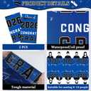 5 x OHOME Graduation Decorations 2026 - Class of 2026 - Plastic Blue Tablecloth for Graduation Party Decorations - Class of 2026 Decorations Party Favors Supplies Banner,2 Pack