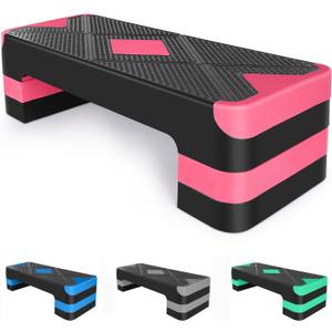 Adjustabl Aerobic Stepper Fitness Step Platform Health Workout for Sports Training
