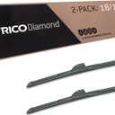 TRICO Diamond (25-1818) 18 Inch & 18 Inch High Performance Automotive Replacement Windshield Wiper Blades For My Car Premium All Weather Beam Blade for Select Vehicle Models