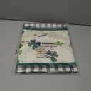 XCHI Plaid Gnomes Shamrocks Clovers Golds St. Patrick's Day Placemats Set of 4 Table Mats for Party Home Kitchen Dining Table Decorations 12x18 Inch