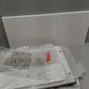 WOHOMO Dual Monitor Stand Riser with Drawers, Desk Organizers for 2 Monitors, Desktop Storage Stand for Computer,Laptop,White